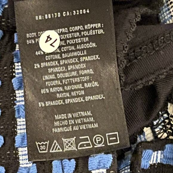 Maeve by Anthropologie Blue Textured Geometric Pencil Skirt Size XS - Picture 9 of 11